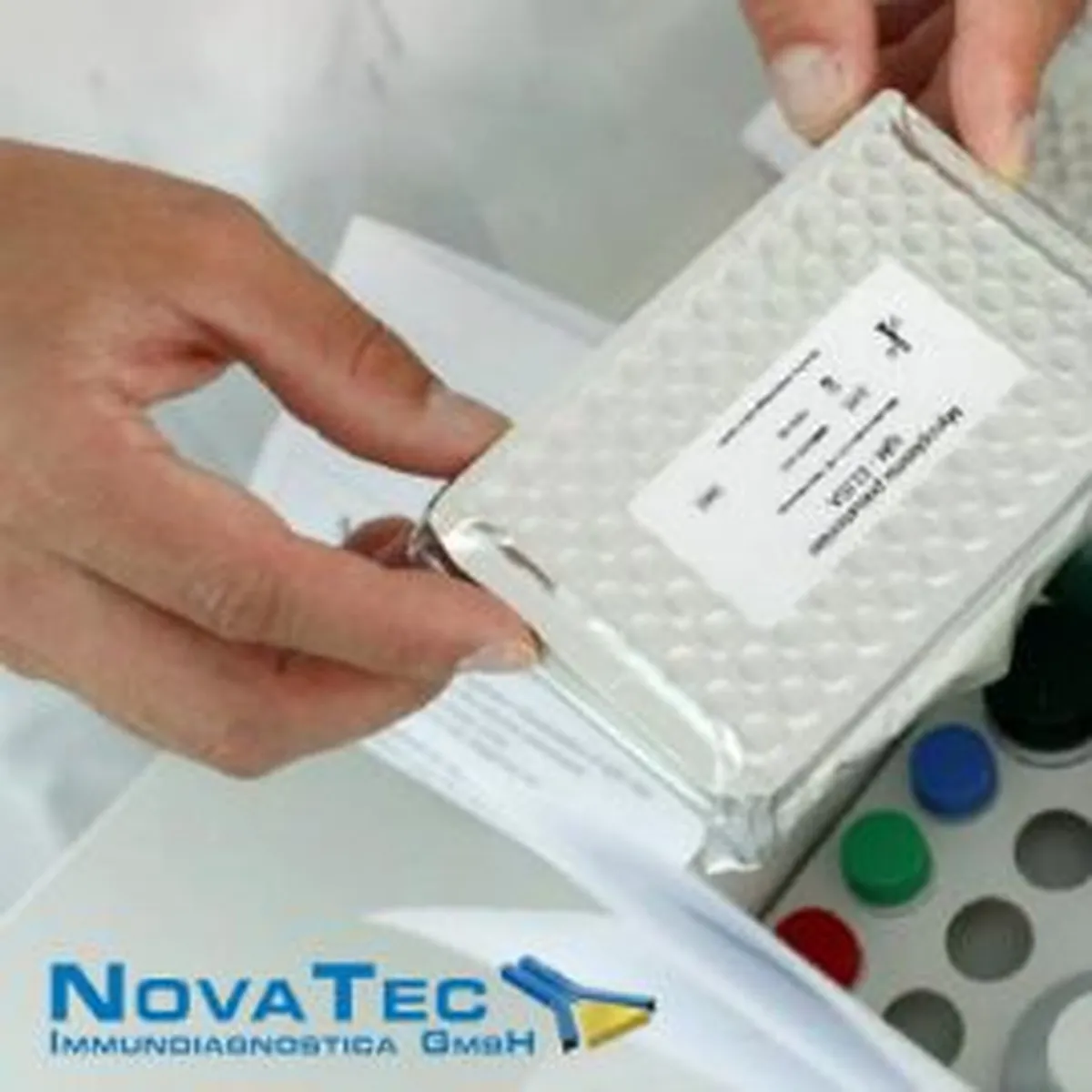NovaTec ELISA Test Kits in a clinical laboratory setting