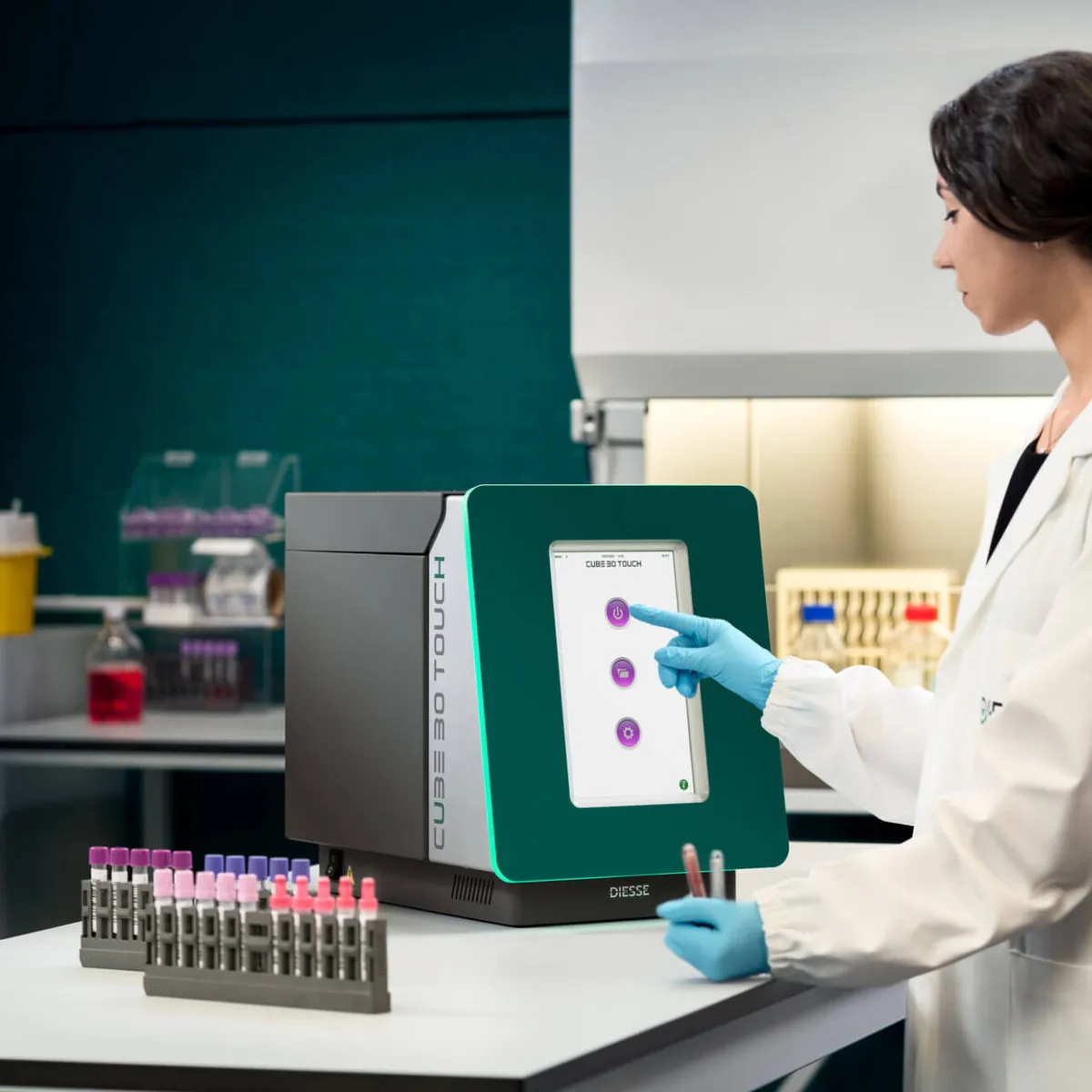 Diesse CUBE 30 Touch in a clinical laboratory setting